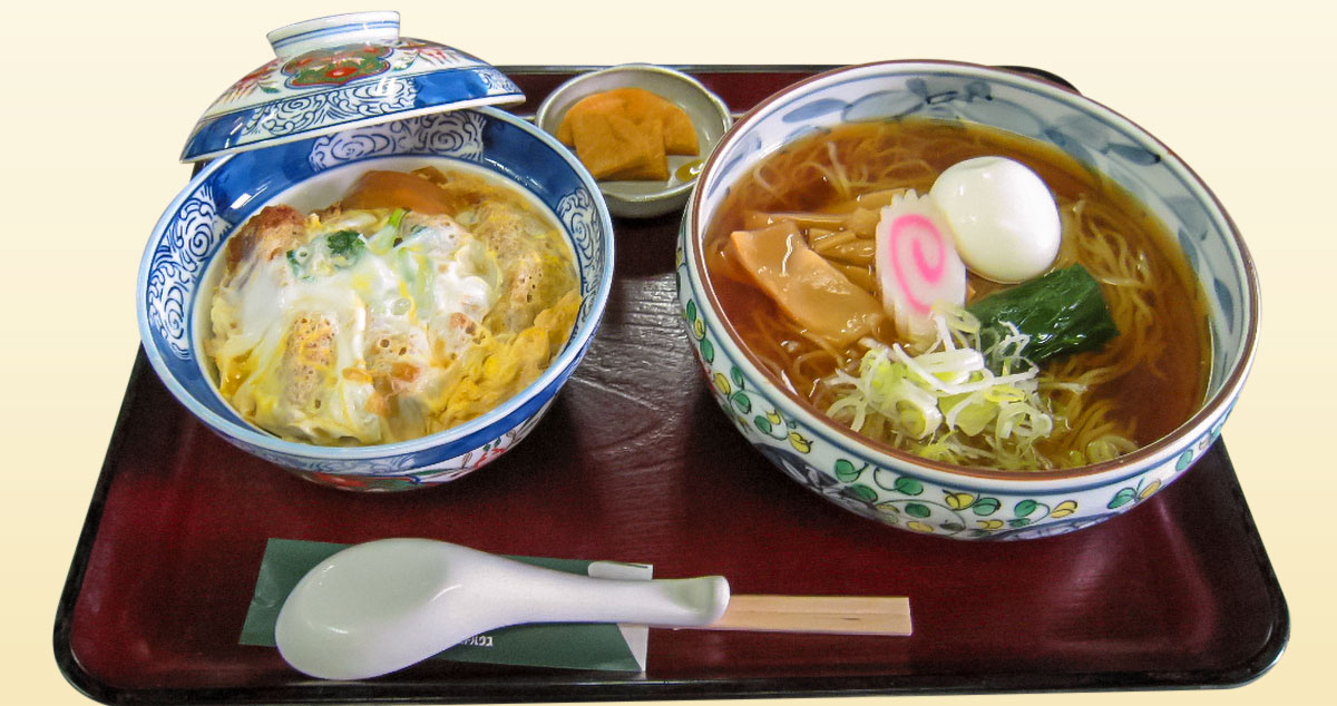 カツ丼ラーメンセット